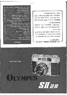 Olympus 35 S manual. Camera Instructions.